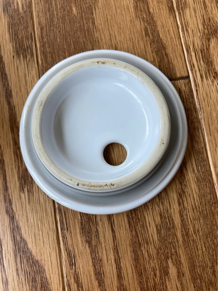 Pampered Chef Ceramic Egg Cooker with Silicone Sleeve and Mug Holder