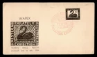 DR WHO 1954 AUSTRALIA FDC BLACK SWAN WAPEX EXPO PERTH w15335