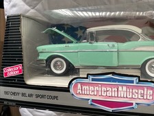 Ertl 1/18 Scale Diecast 7329 - 1957 Chevrolet Bel Air Sport Coupe - Green