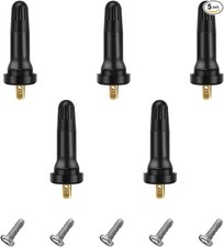5PCS TPMS Rubber Snap-in Tubeless Tire Pressure Sensor, Tire Valve Stem 5PCS