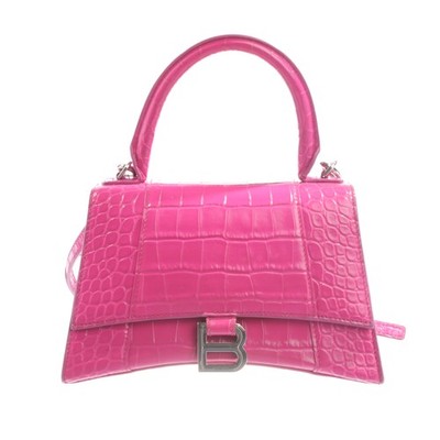 Balenciaga Hourglass Small Handtasche Rosa Gut