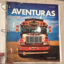 Aventuras 6th Ed Loose-Leaf Spanish Course by...