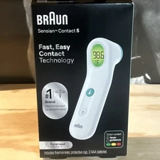 BRAUN Sensian Contact 5 FOREHEAD THERMOMETER - BRAND NEW & FREE SHIPPING!