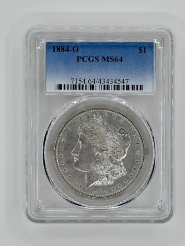 Morgan Dollar 1884 New Orleans PCGS MS64 Uncirculated Silver $1 Coin
