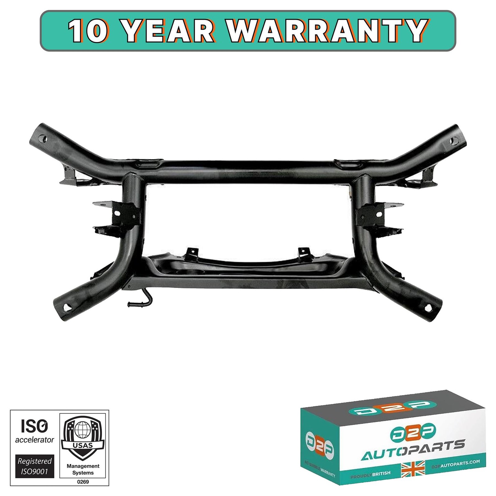 Rear Crossmember Subframe FOR JEEP Compass Patriot MK49 MK74 2.0 2.2 CRD 2.4 4x4 - Image 2