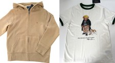 NWT, Boys POLO RALPH LAUREN SET of Hoodie  T-Shirt. Size M 10-12 . Eu 146/152