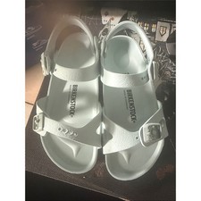 Birkenstock White EVA Strappy Buckle Sandals euro 30