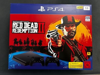 Sony PlayStation 4 Slim 1TB Red Dead Redemption 2 Bundle