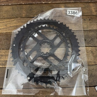 Jcob 52/36T Chainring Set SRAM 8-Bolt Direct Mount Black 11s Road Jcob 52/36T Chainring Set SRAM 8-Bolt Direct Mount Black 11s Road