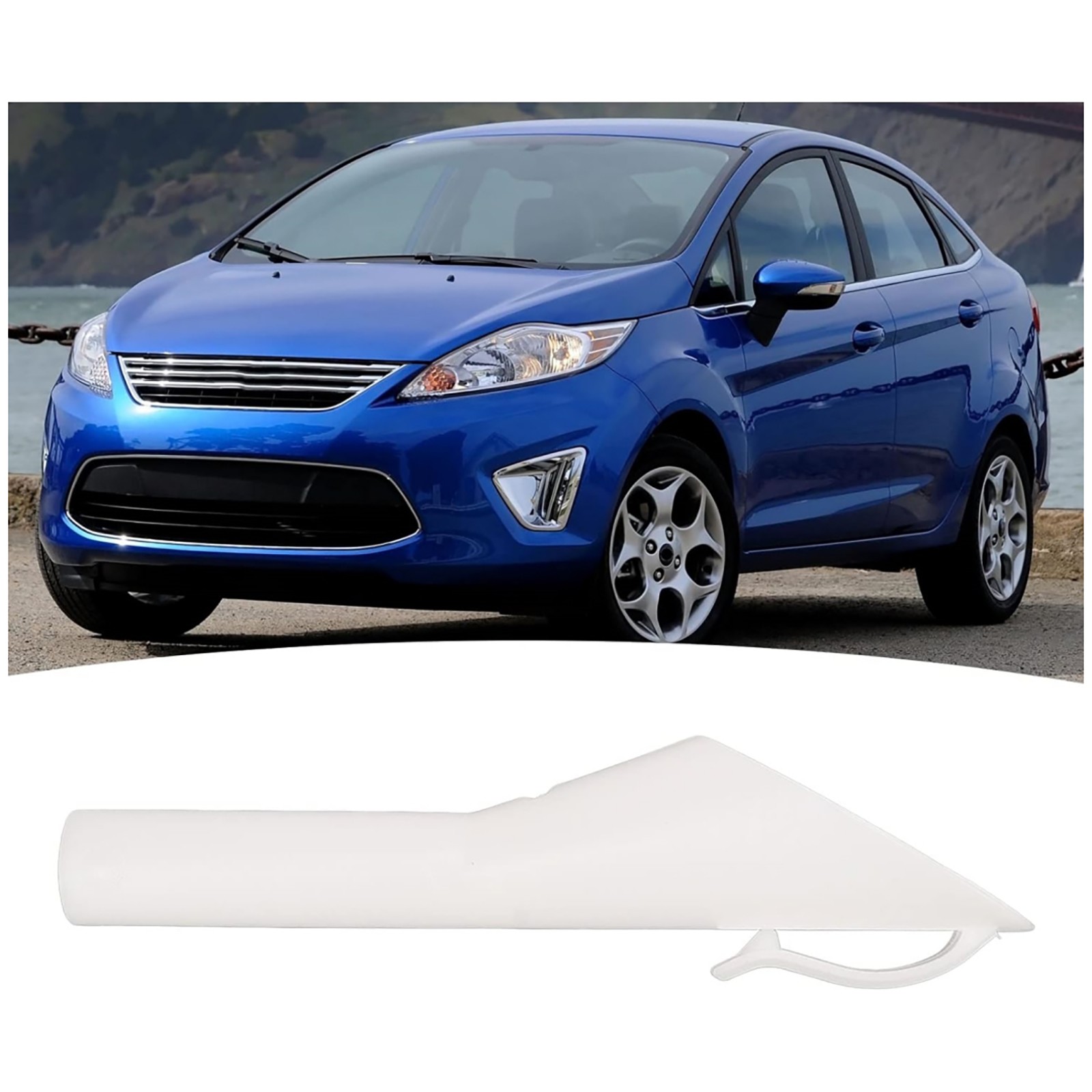 New White Diesel Fuel Filler Funnel Repair Part Accessory For Ford 8U5A17B068BB thumbnail 9