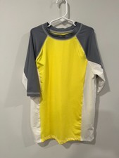 Yellow Rash Guard - Boys Size XL Youth 16 Swimming Shirt Swim Top - Cat  Jack