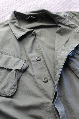 Rothco Jacket Mens Medium Green BDU Ripstop Field Button Front Reproduction image 11