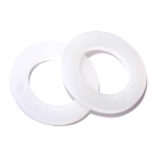 MIDWEST FASTENER 64973 Flat Washer, For Screw Size 7/16" , Nylon 25 PK
