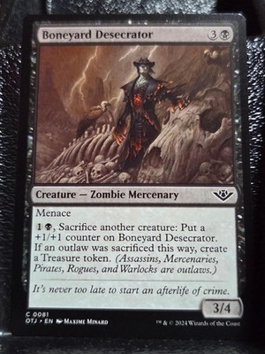 Boneyard Desecrator  Outlaws of Thunder Junction 81 Magic: The Gathering NM