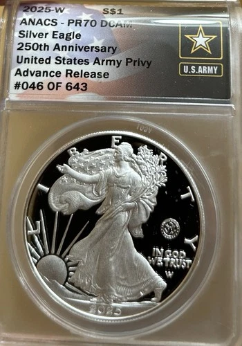 2025-W American Silver Eagle Proof — photo from the most recent tracked eBay sale