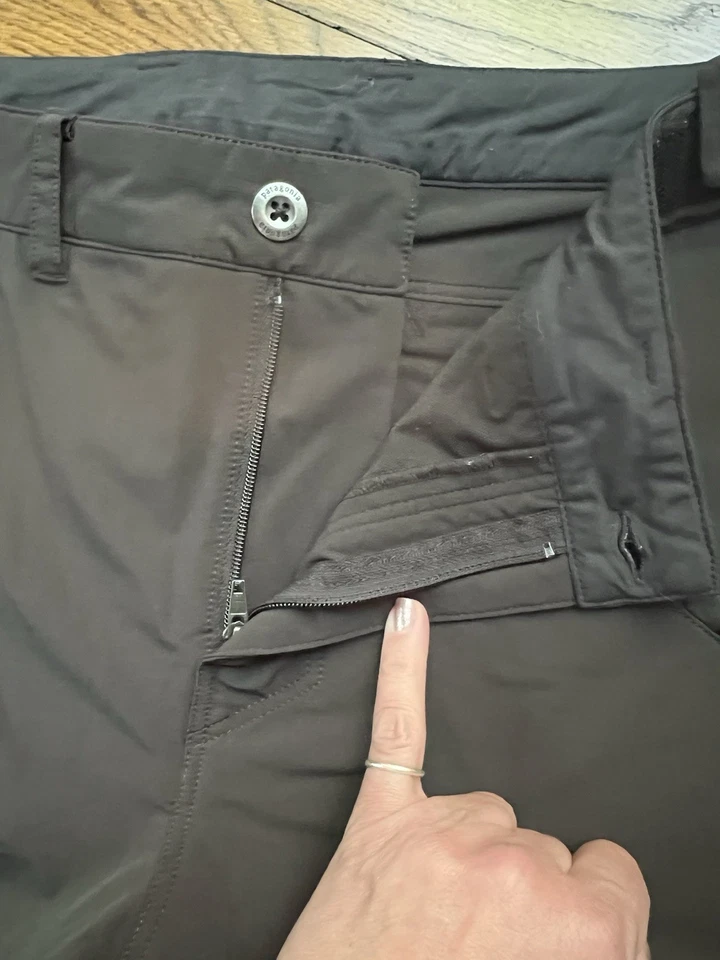 Pantalones de Trail Patagonia Point Peak - Para Mujer 14 - Negros - Resistentes al Agua Foto 4 de 4