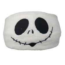 Disney Tim Burton's The Nightmare Before Christmas Beanie Hat White One Size