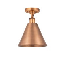 Innovations Lighting Ballston Cone - 1 Light 12" Semi-Flush