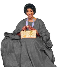 Nigerian African Women Wrap Head Caps Turban Bonnet Auto Gele Headtie Aso Oke