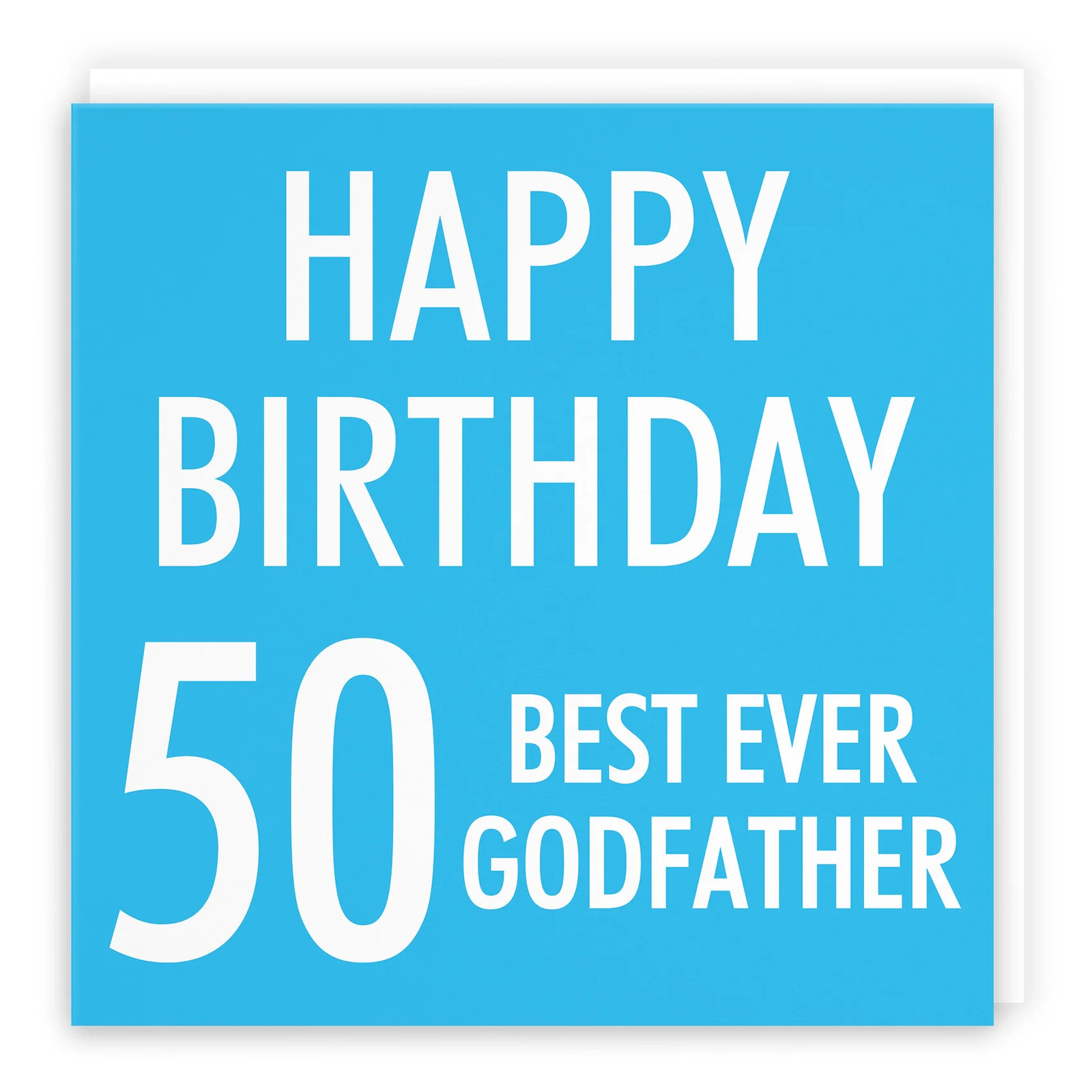 50th Godfather Birthday Card Urban Colour