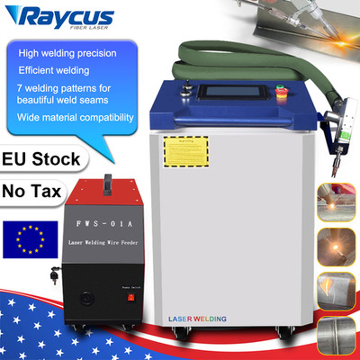 Raycus 1500W Fiber Laser Welding Cutting Machine Double Wobble System EU Stock
