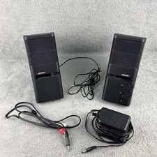 Bose MediaMate Computer Speakers Multimedia System w/ Powr Adapter  Audio Cable