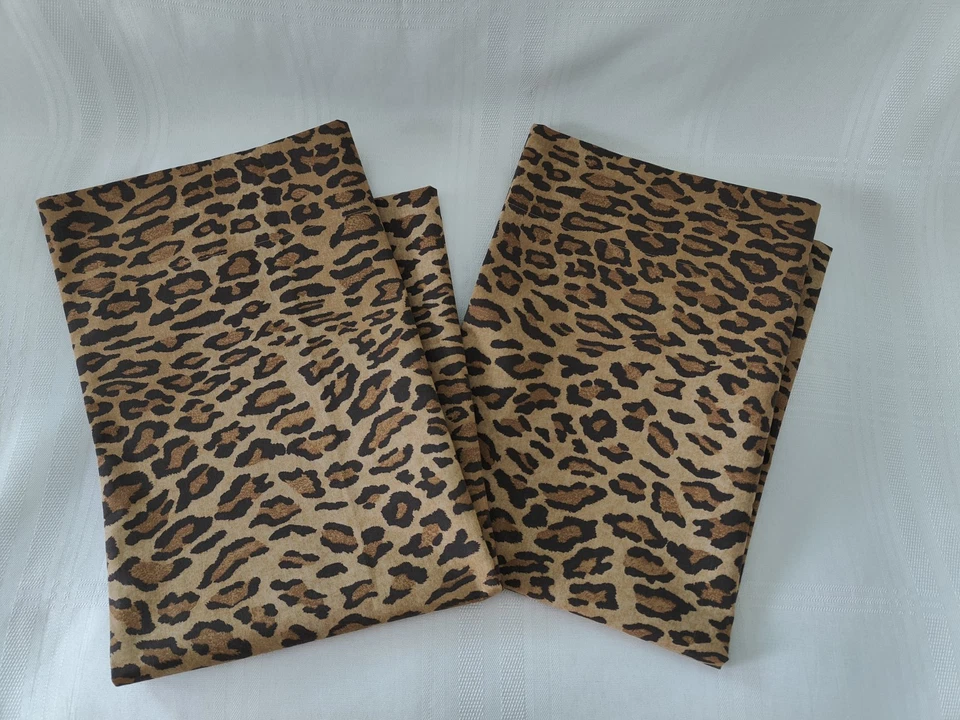 Ralph Lauren ARAGON Leopardo Ginebra Galahad 2 Fundas de Almohada Estándar ¡Nuevo! Foto 2 de 4