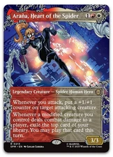 Arana, Heart of the Spider (Borderless) #213 (NM) Spider-Man SPM Magic MTG