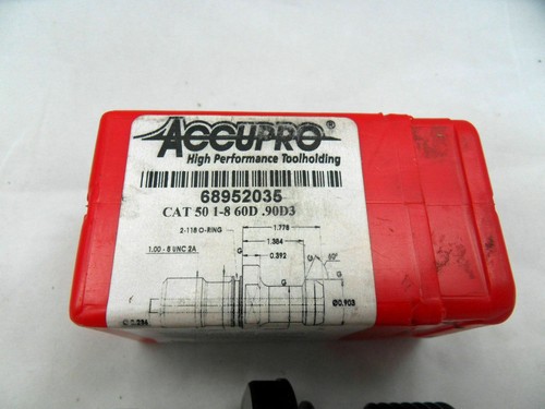 NEU Accupro 68952035 CAT50 hohes Drehmoment Halteknopf 1-8 60D 0,90D3L kostenloser Versand - Bild 3 von 4