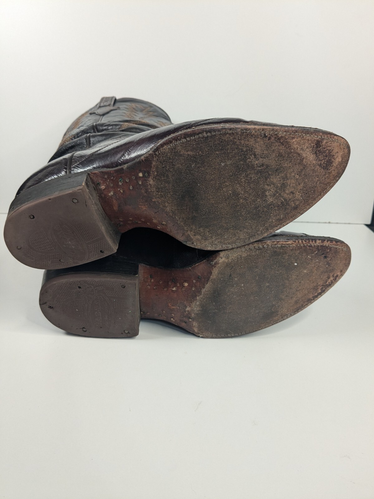 Cuadra Patchwork Leather Western Boots Mexico Sz … - image 14