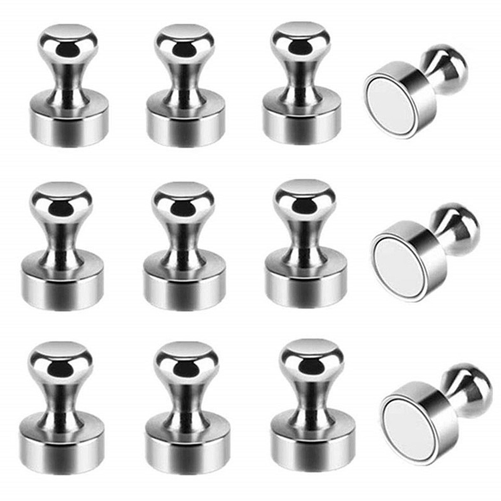 Nickel Push Pins Durable Thumb Tacks for Refrigerator