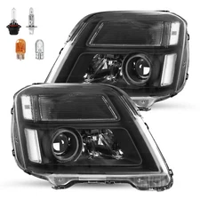 OE Style Headlights For 2010-2015 GMC Terrain Projector 2Pcs Black Headlamps L+R