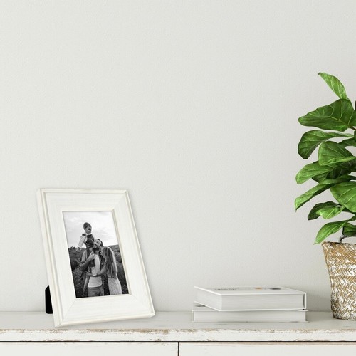 Cornice portafoto rustica da tavolo 5x7 espositore decorativo foto vetro frontale durevole - Foto 3 di 6