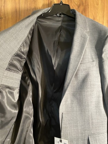 ZARA Grey Wool Blend Suit Jacket Blazer Size 36 Mens Business Attire - Picture 15 of 15