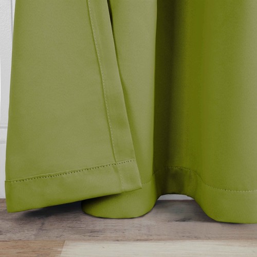 Classic 52" Wide Solid Back Tabs Room Darkening Blackout Curtain Panel Set of 2 - Picture 131 of 172
