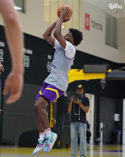 BRONNY JAMES Pre-Draft Issued Jersey Lakers NBA Authentic Trikot Nike LEBRON - Bild 8 von 9