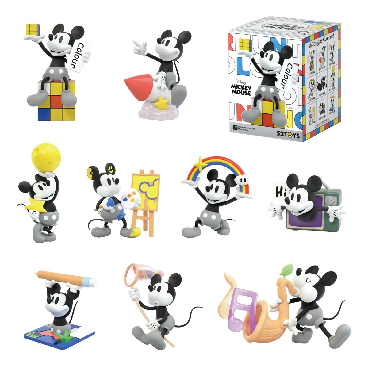 その他 52TOYS BLINDBOX Mickey Mouse Color 52TOYS Mickey Mouse Color Hunting Series – NEKO STOP
