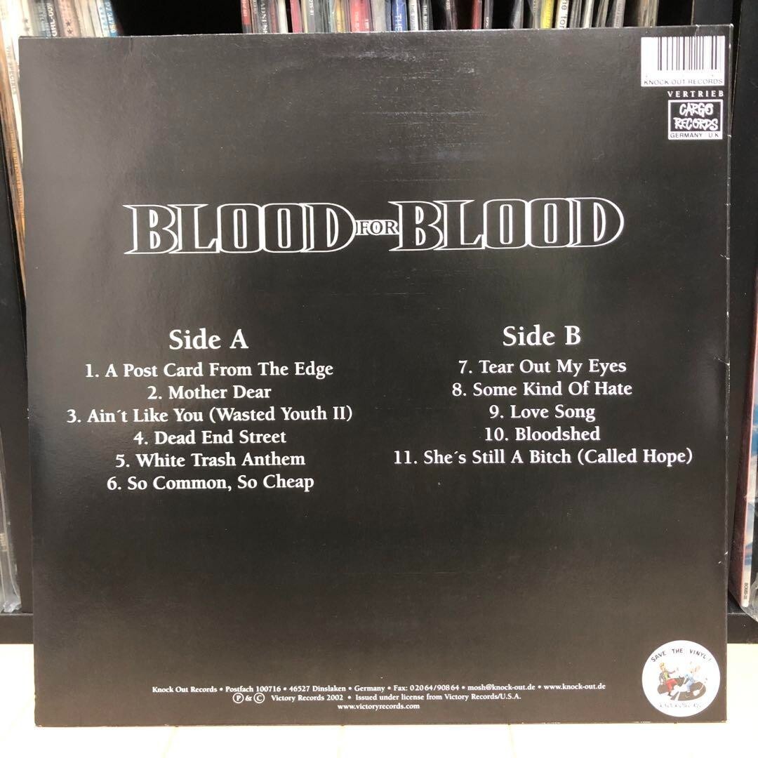 Blood For Blood / Outlaw Anthems LP Hardcore, Punk | eBay