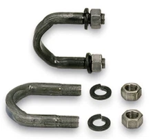MOROSO 85080 Universal Joint U-Bolt Kit Steel 1350 Series Yoke Dana 60/Ford 9in