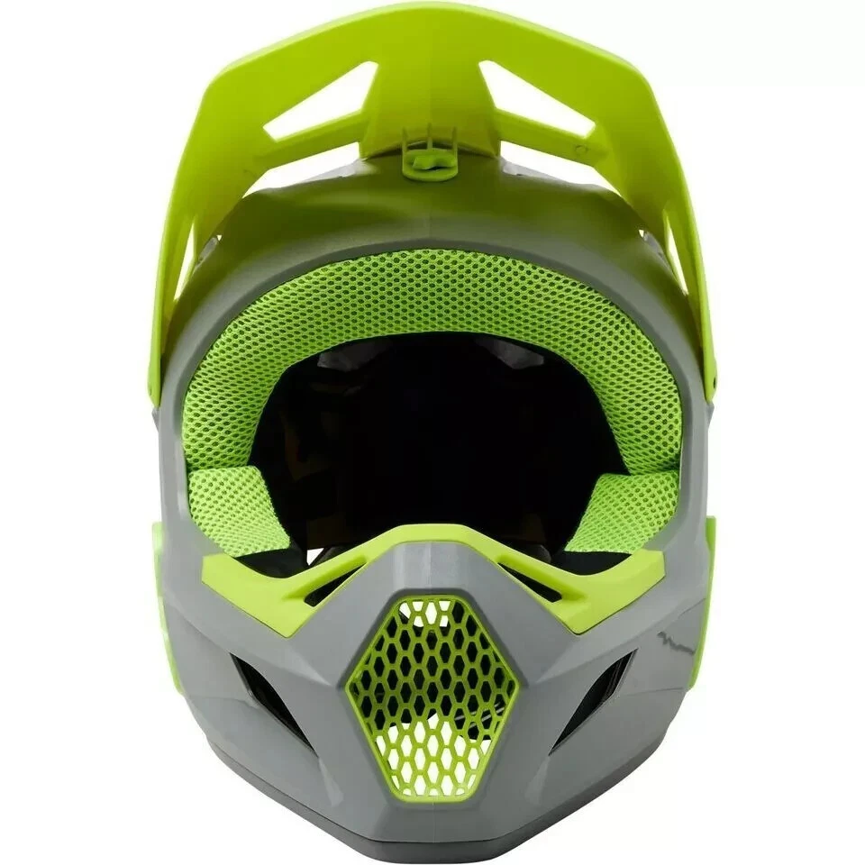 Nuevo Casco Fox Racing Juvenil Pequeño Rampage Ceshyn BMX Gris/Amarillo Flo (006-S) Foto 2 de 4