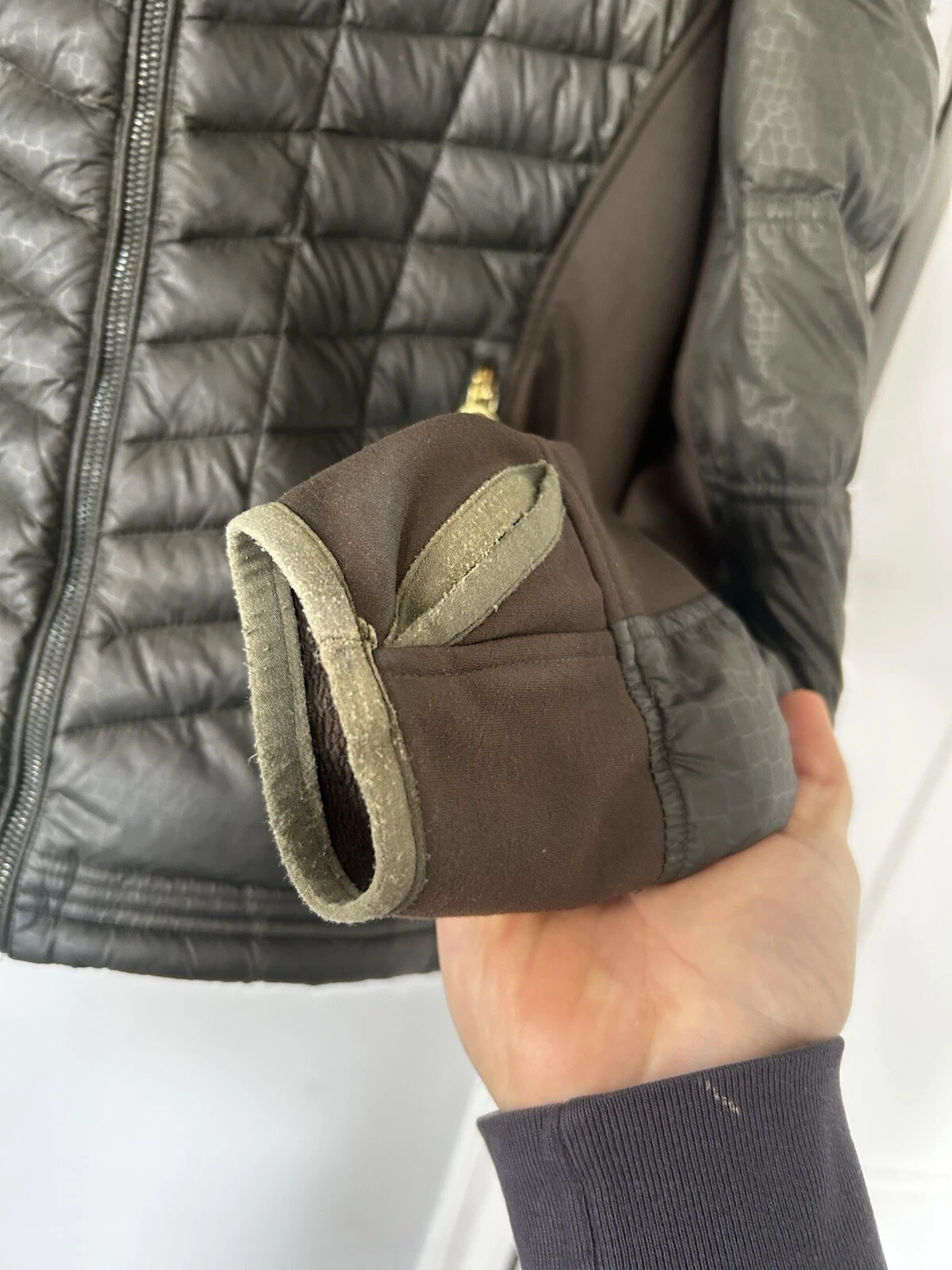 MICHAEL KORS Michael Kora Giubbotto Piumino Trapuntato Donna Ecopelliccia Cappuccio Rimovibile Tg M