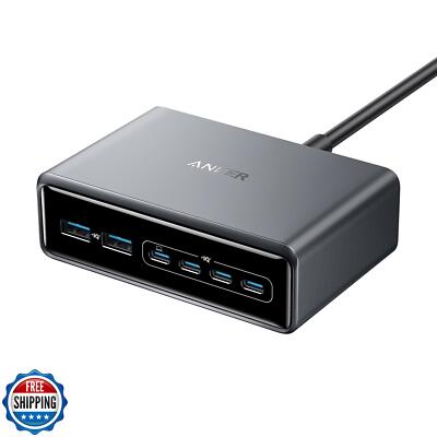 Anker Prime Charger, 200W 6-Port GaN Charging Station, USB-C PD Fast Charging