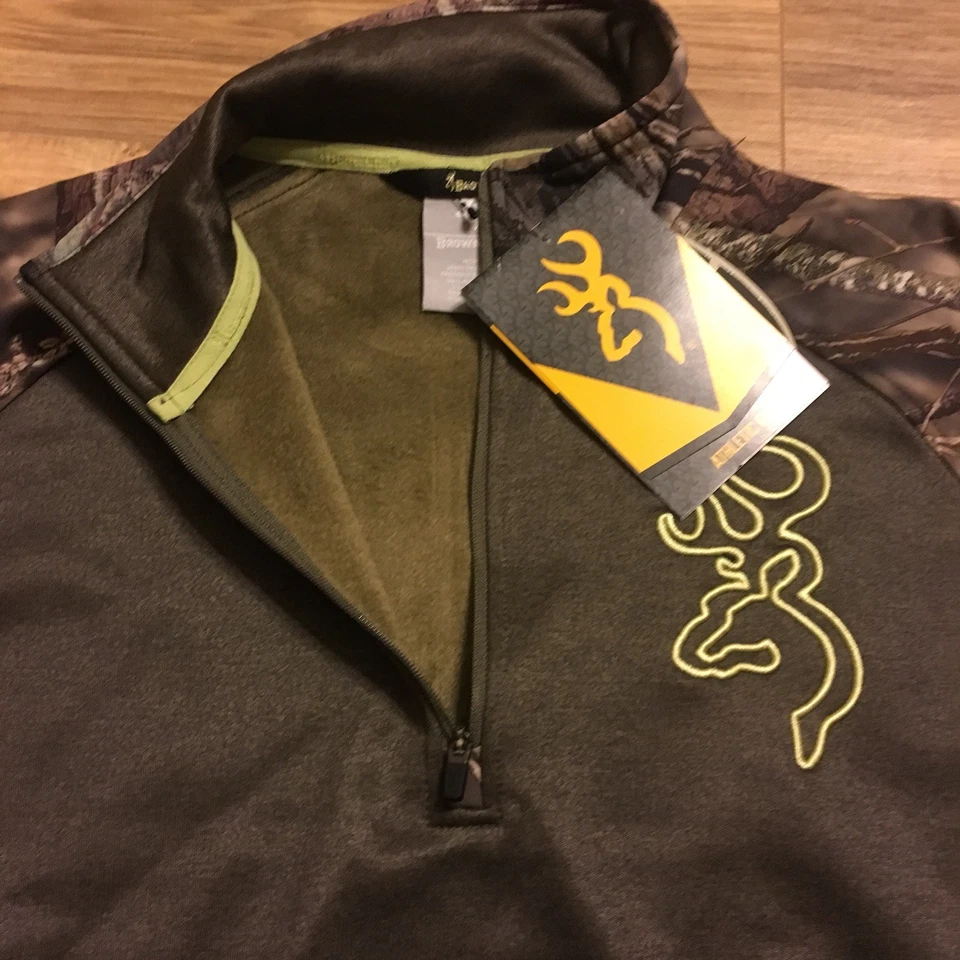 Browning Womens Bellum Mossy Oak 1/4 Zip Jacket MOBUC 18732670 Multiple Size - Image 2 of 2