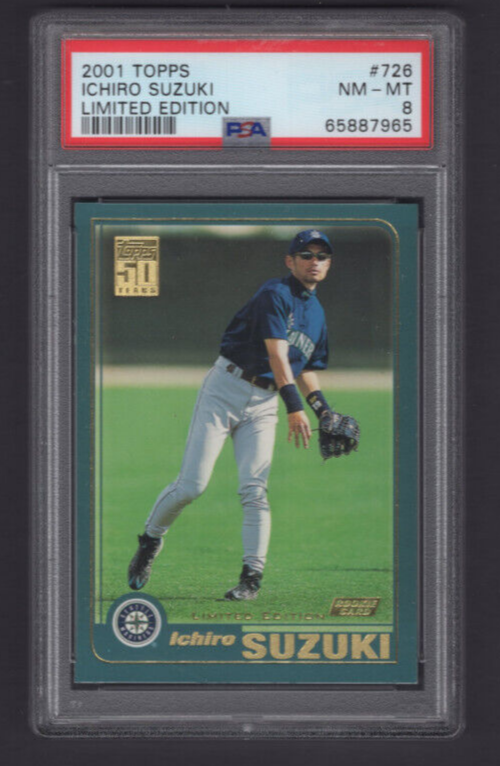 2001 TOPPS LIMITED EDITION ROOKIE PARALLEL #726 ICHIRO SUZUKI SP 