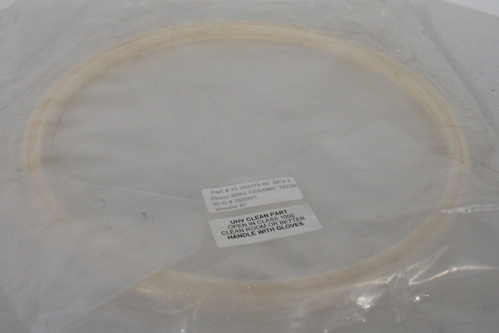 TEL TOKYO ELECTRON 15-263279-00 REV 2 CERAMIC RING