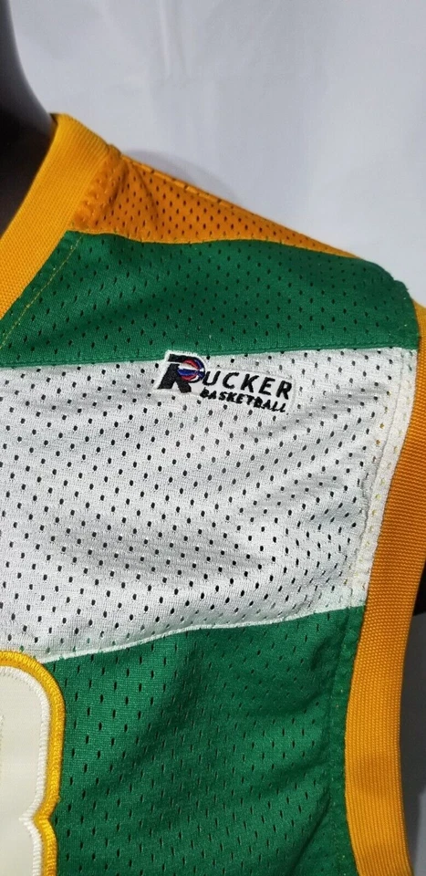 Camiseta deportiva de baloncesto vintage de Rucker Park para hombre talla 3XL bordada Streetball Foto 3 de 4