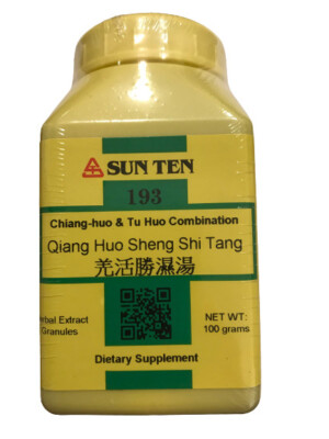 Sun Ten - 193 Chiang-huo & Tu-huo Combination Granules/Qiang Huo Sheng Shi Tang