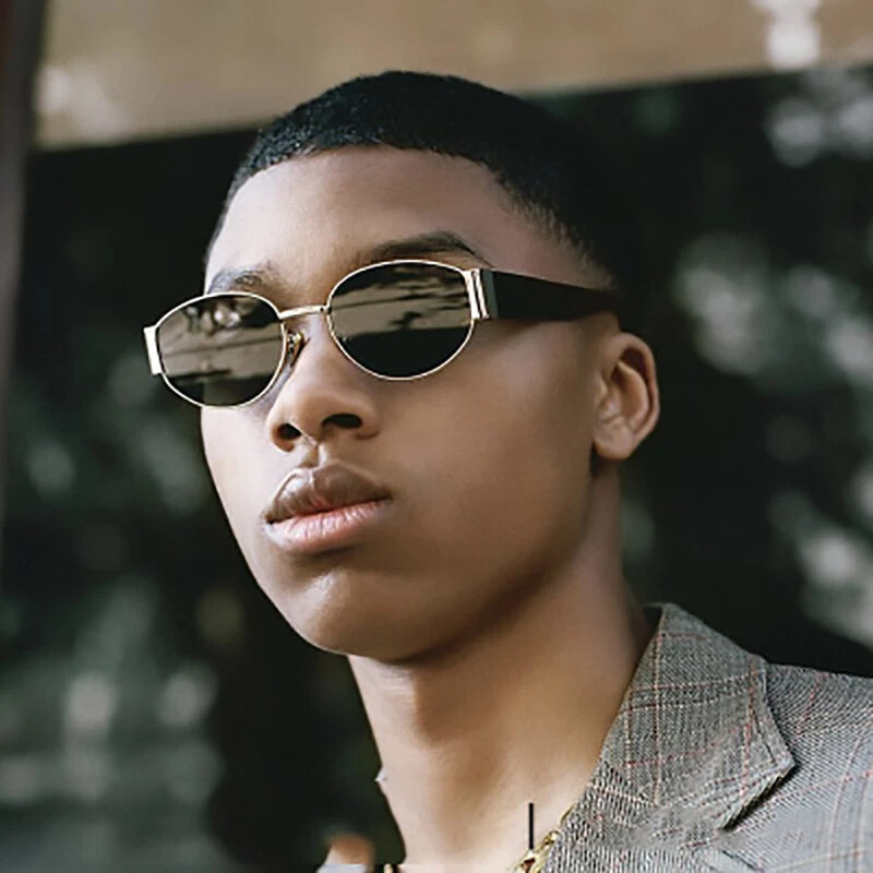 Retro sales oval glasses