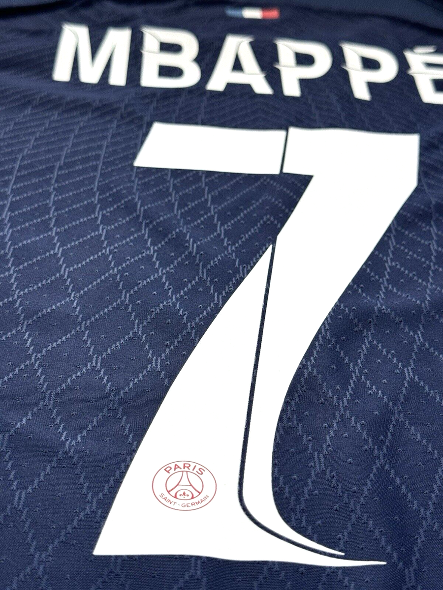 2023/24 PSG Authentic Home UCL Jersey #7 Mbappe XL Nike 2023/24 PSG Authentic Home UCL Jersey #7 Mbappe XL Nike