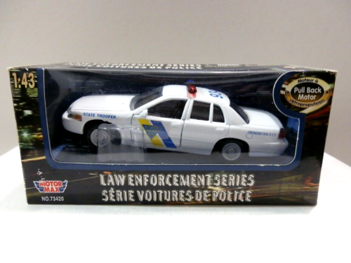 Moteur Max 1:43 New Jersey Sate Trooper Ford Crown Victoria Intreceptor - Photo 1/4